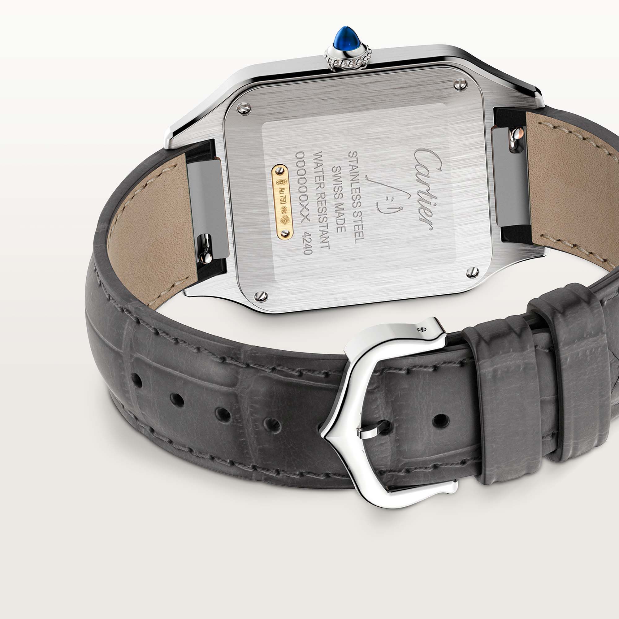 Cartier stainless 2025 steel back
